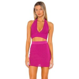 NWT - Magenta Spandex Co-Ord
